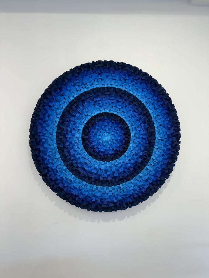 Art Piget exposition cote prix exhibition paris price blue wood bleu bois