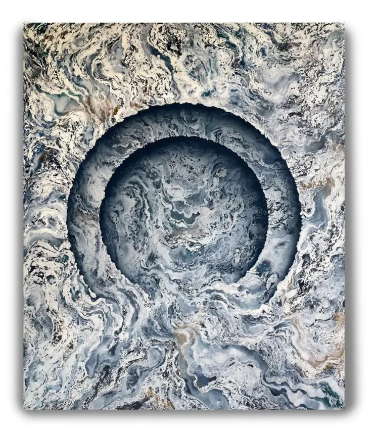 Maxence dore Paris galerie exposition art France French painter new Space espace mars nasa
